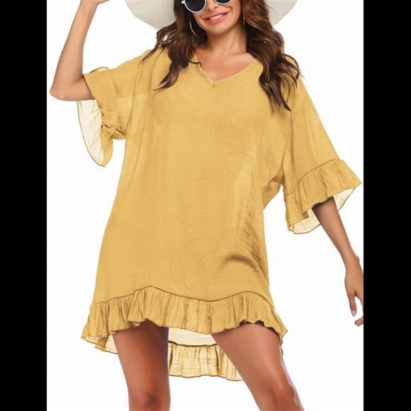 Other - Swimsuit Cover Up Bathing Suit Coverups Beach Cover Dresses Resort Wear S-XL